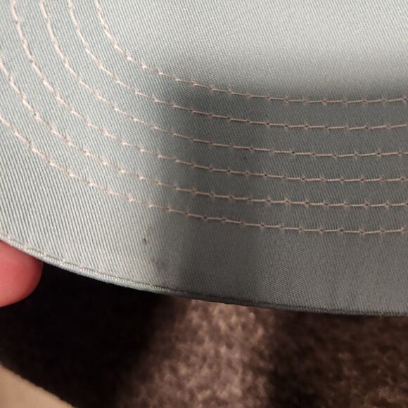 TOPGOLF Purple Palm Trees Sunset Aqua Purple Pink Satiny Baseball Cap Hat OS - Picture 10 of 11